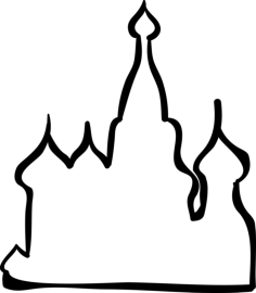 Buildings Oriental Hand Drawn Outline Silhouette Cutting Svg Files, Free Vectors File